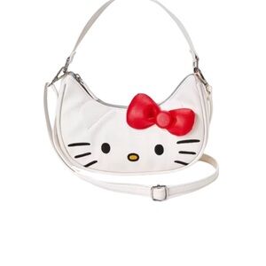 Girls' Hello Kitty Shoulder Bag Purse- White - NWT